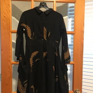 Black and Gold dress